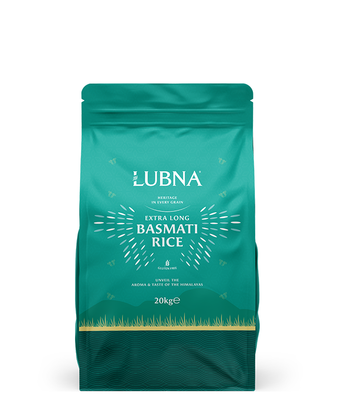 LUBNA EXTRA LONG GRAIN RICE 20KG LUBNA EXTRA L/G RICE 20KG
