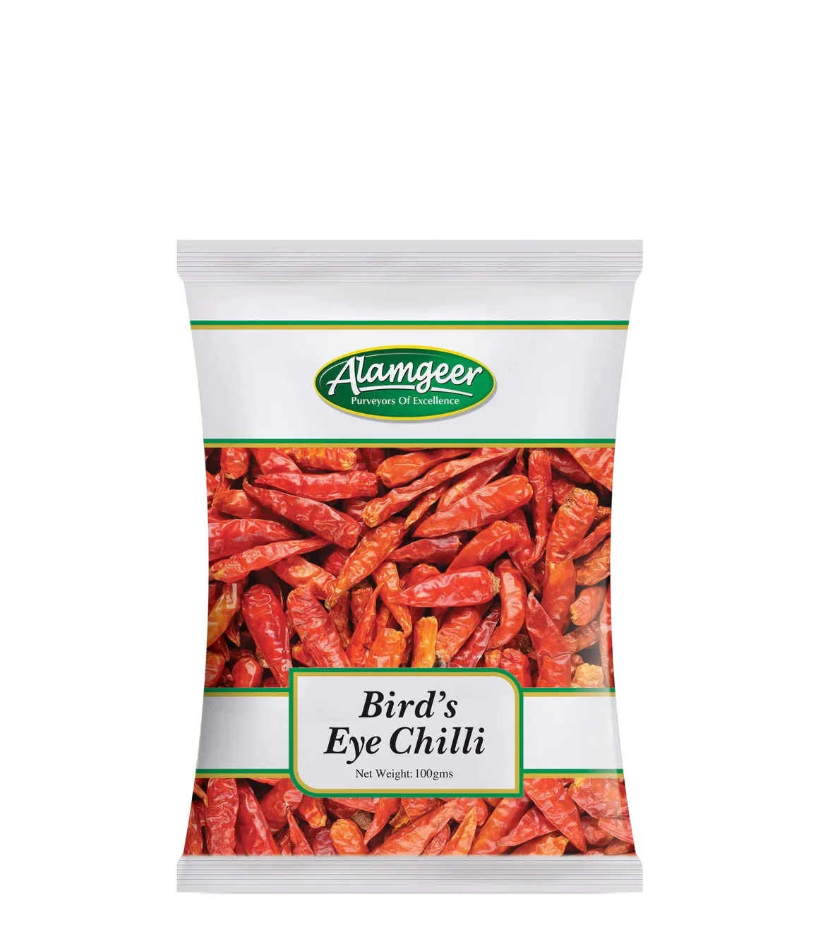 ALAMGEER BIRDS EYE CHILLI 100G - Kashmir Watan Foodstores