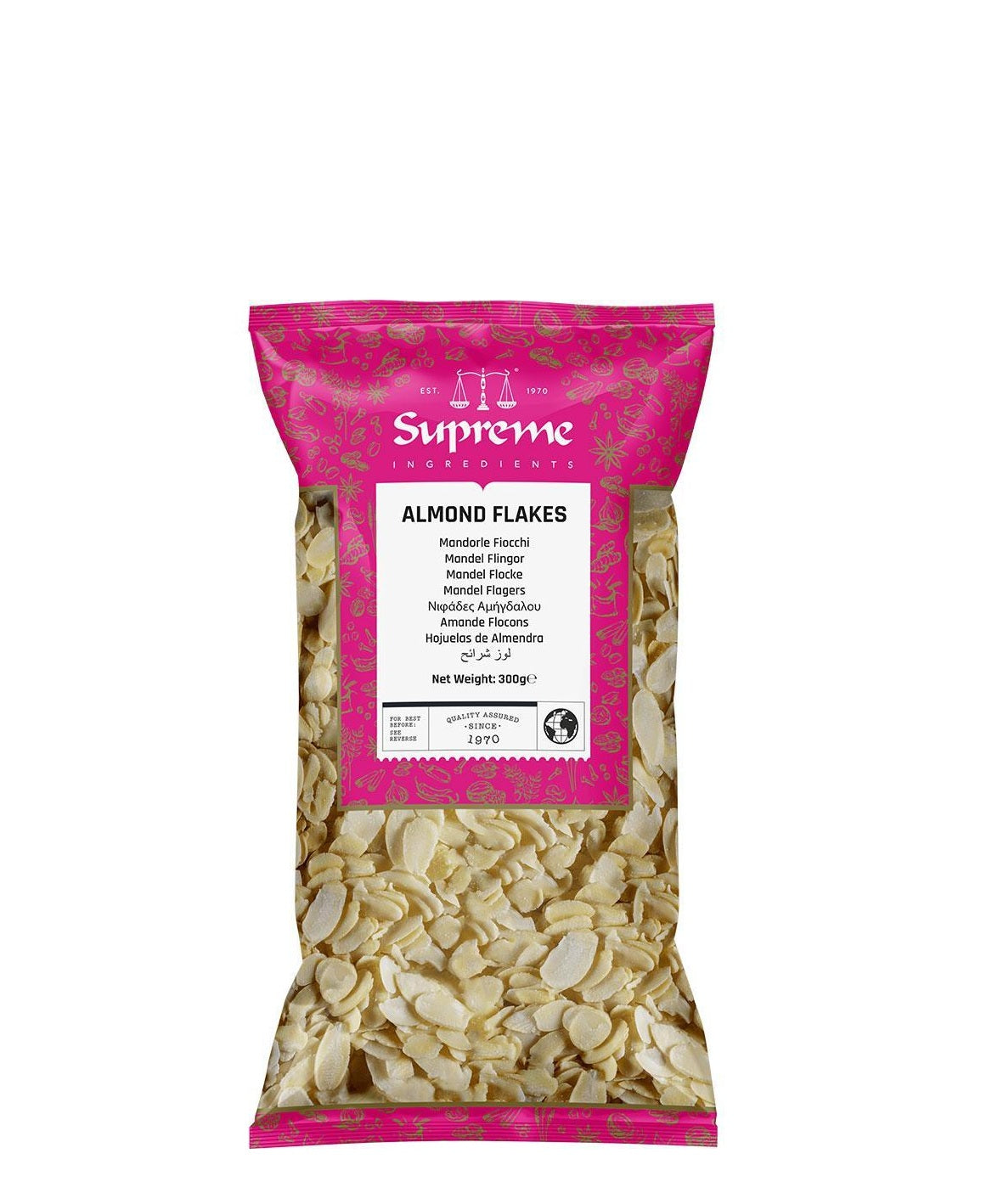 ALMOND FLAKE 300G (SUPREME QUALITY)