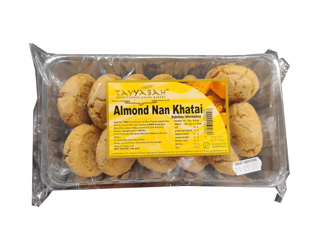 TAYB ALMOND NAAN KHATAI 300G