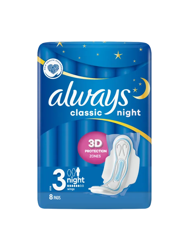 ALWAYS CLASSIC 8'S PADS NIGHT