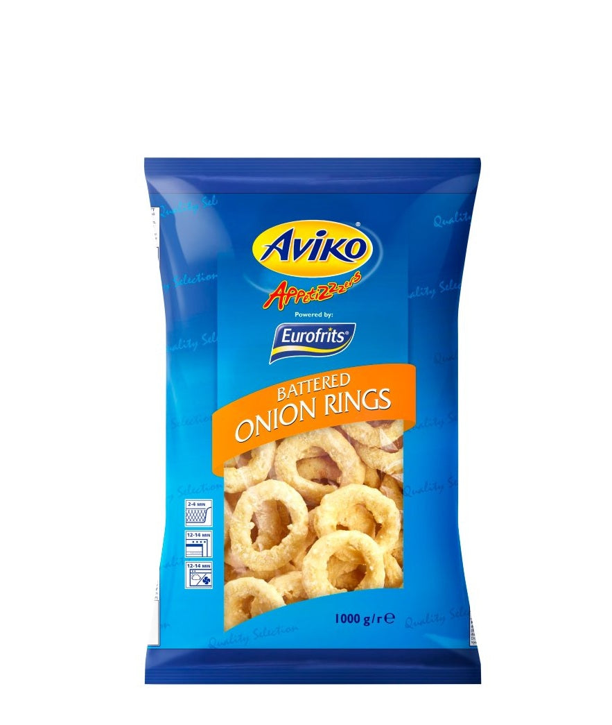 AVIKO BATTERED ONION RINGS 1KG