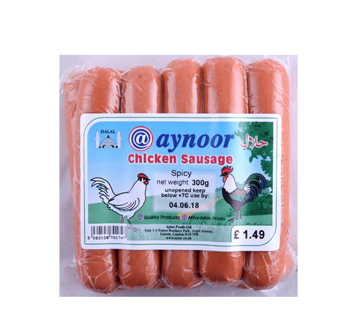 AYNOOR SPICY CHICKEN SAUS 300G