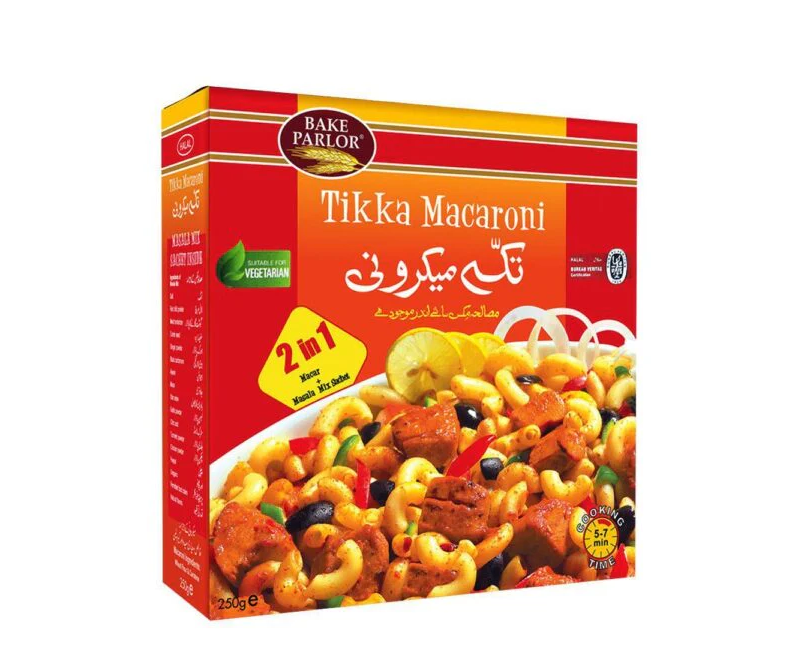 BAKEPARLOR TIKKA MACARONI 250G