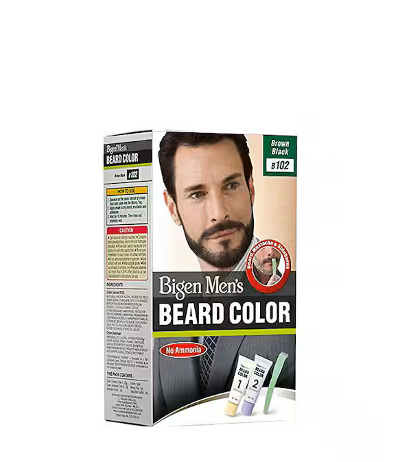 BIGEN BEARD COLOUR 102 BROWN BLACK 40G