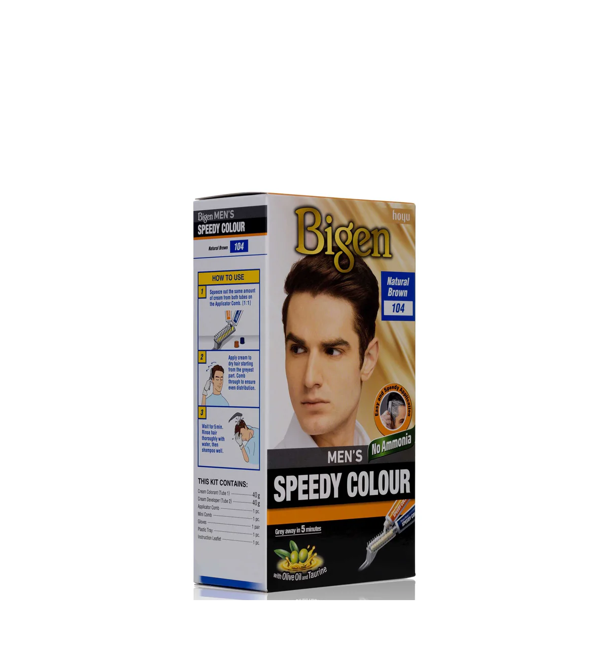 BIGEN BEARD COLOUR 104 N/BROWN 40G