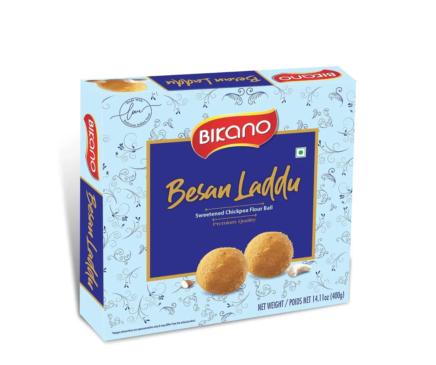 BIKANO BESAN LADDU 400G - Kashmir Watan Foodstores