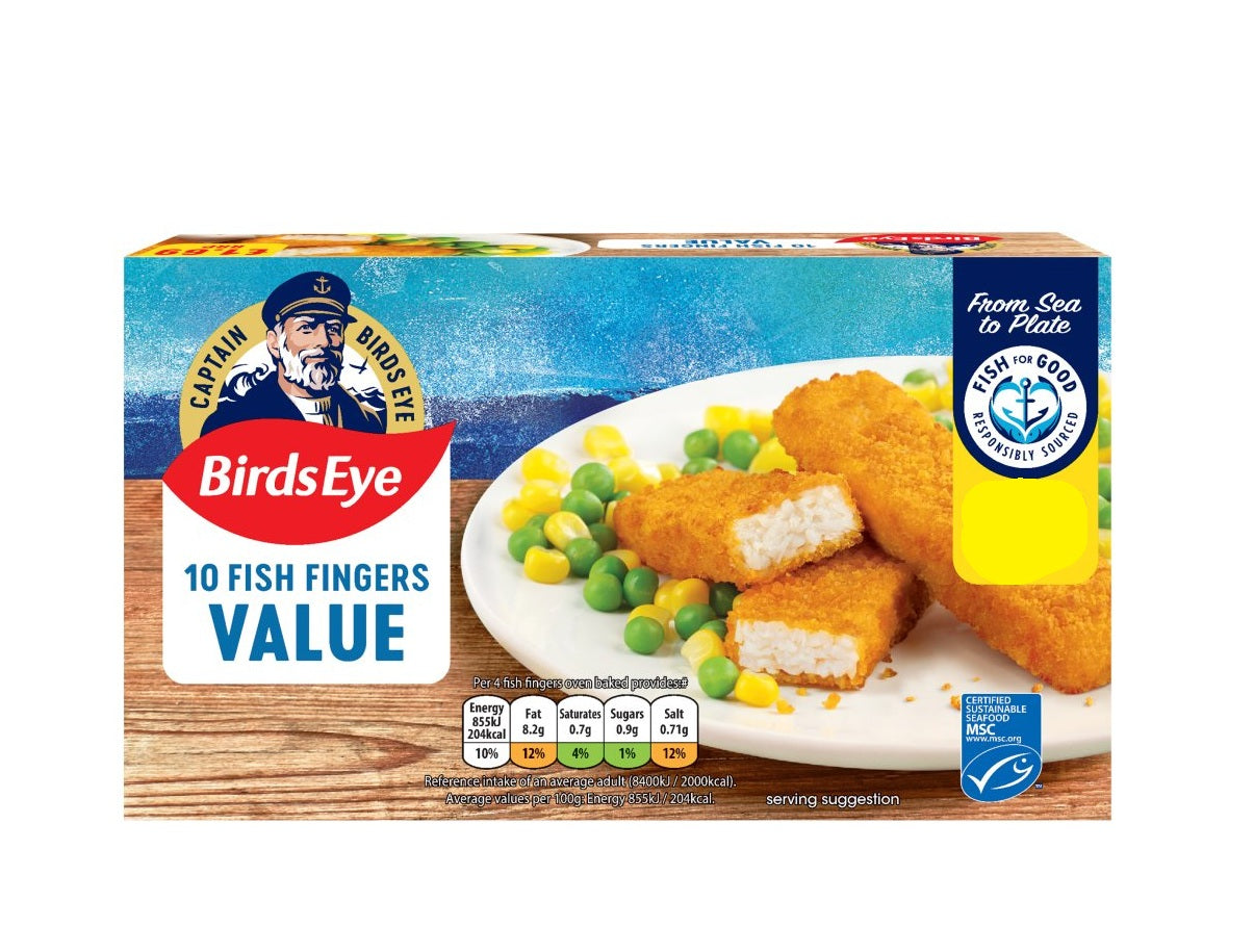 BIRDS EYE FISH FINGERS 250G
