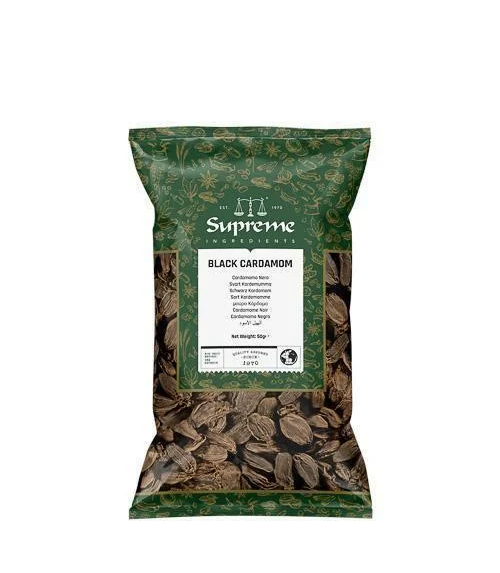 BLACK CARDAMOM SEEDS 50G (SUPREME QUALITY)