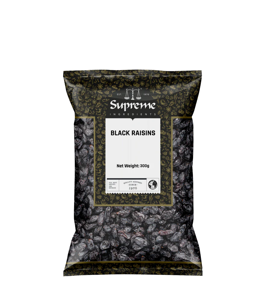 SQ BLACK RAISINS 300G