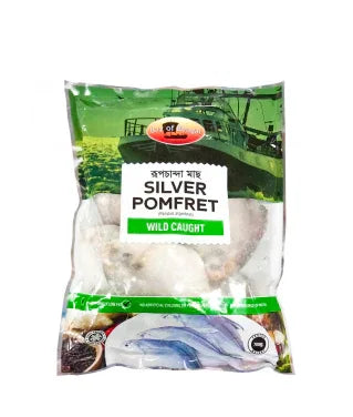 BOB SILVER POMFRET 100/200 700G - Kashmir Watan Foodstores