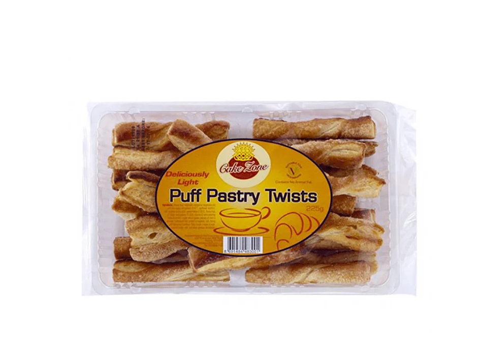 C/Z PUFF PASTRY TWISTS 225G