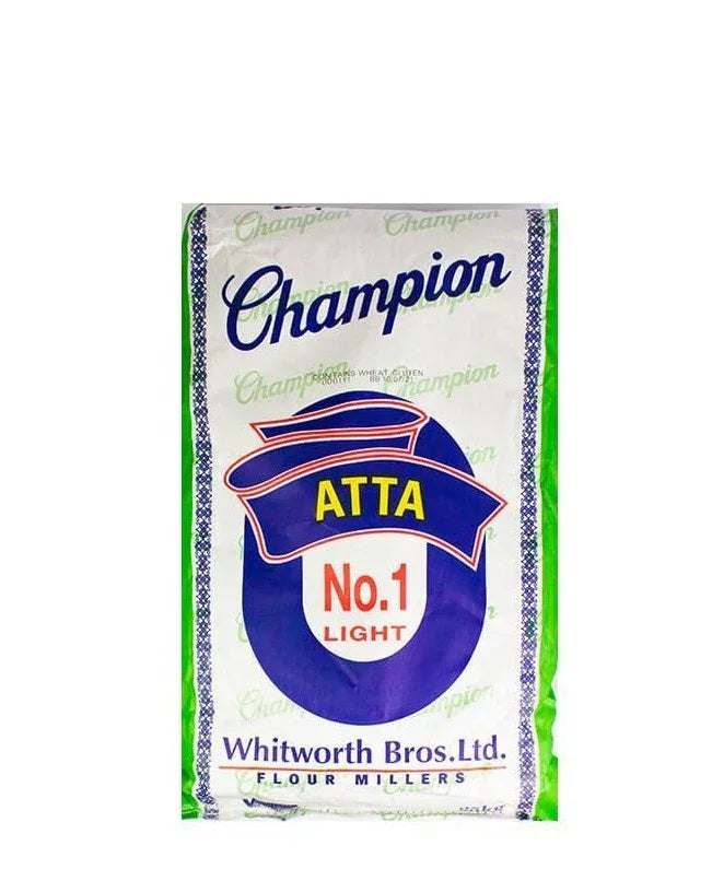 CHAMPION ATTA NO1 WHITE 25KG - Kashmir Watan Foodstores