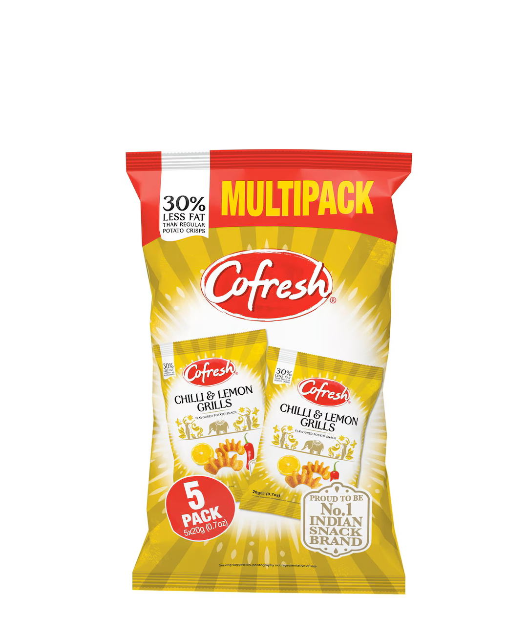 COFRESH CHILLI & LEMON MULTIPACK 5PK