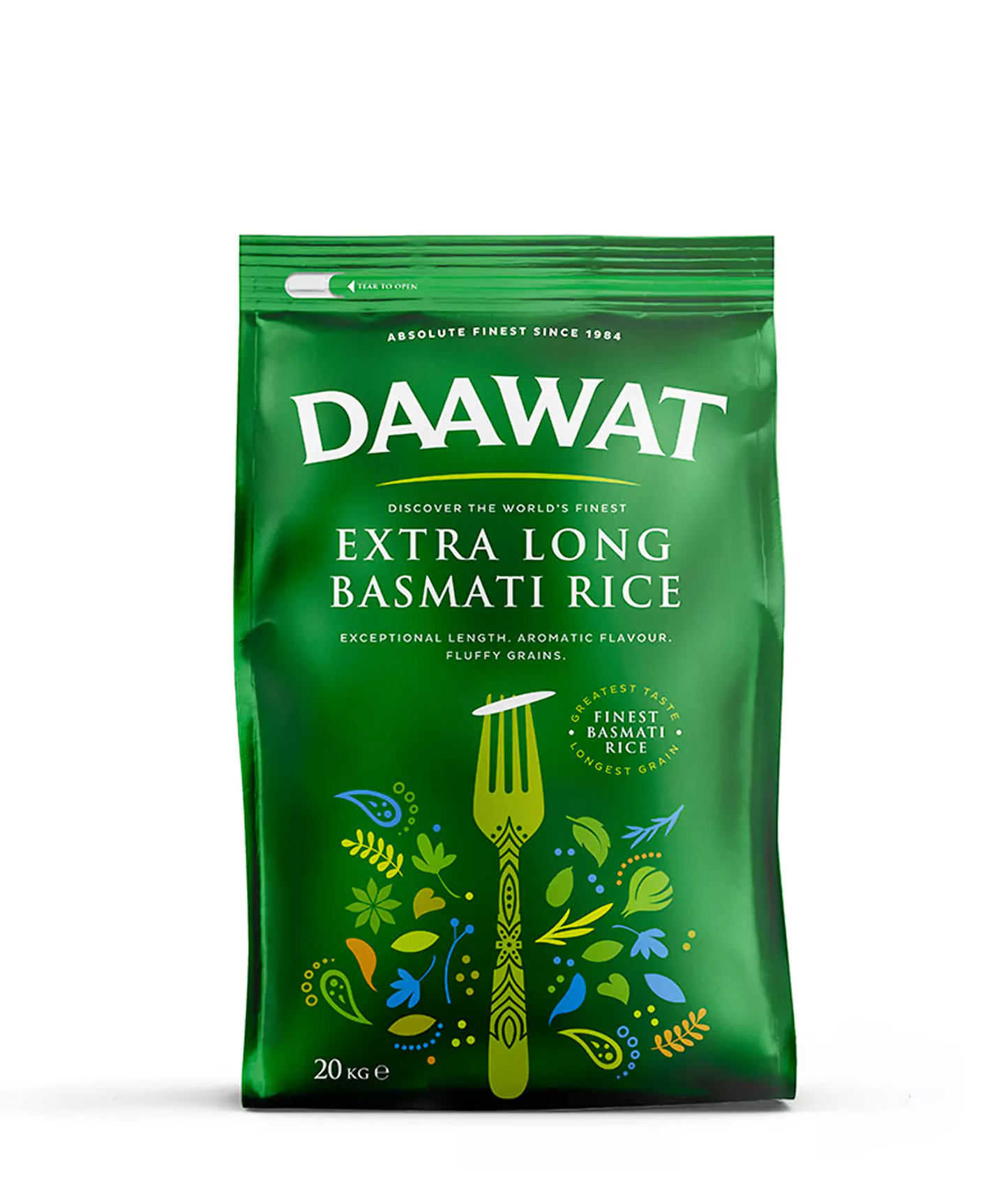 DAAWAT EXTRA LONG RICE 20KG