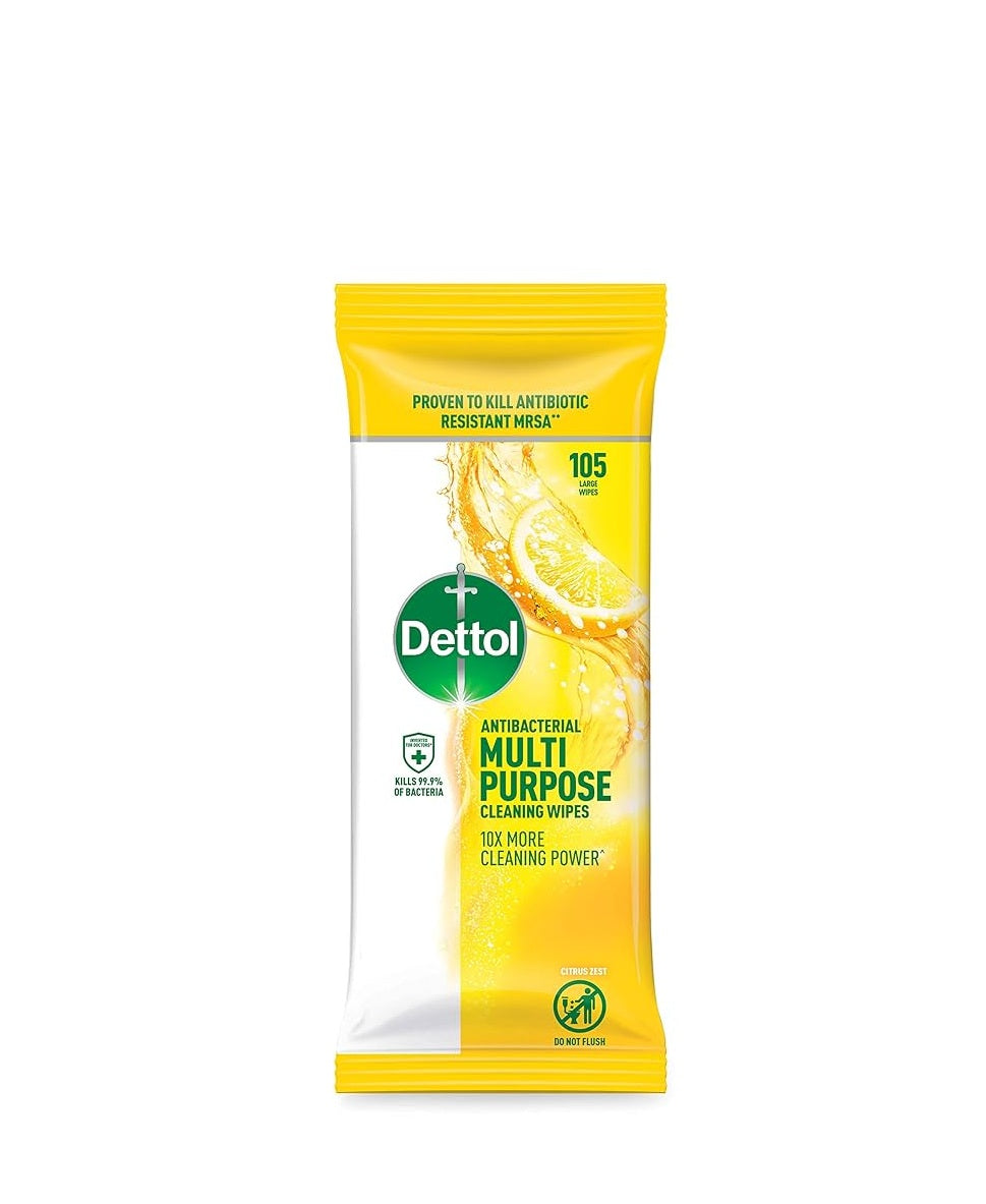 DETTOL MULTIPURPOSE WIPES 105 PCS DETTOL MULTIPURPOSE WIPES 105 PCS