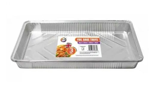 DID FOIL BAKE TRAY 3 PACK