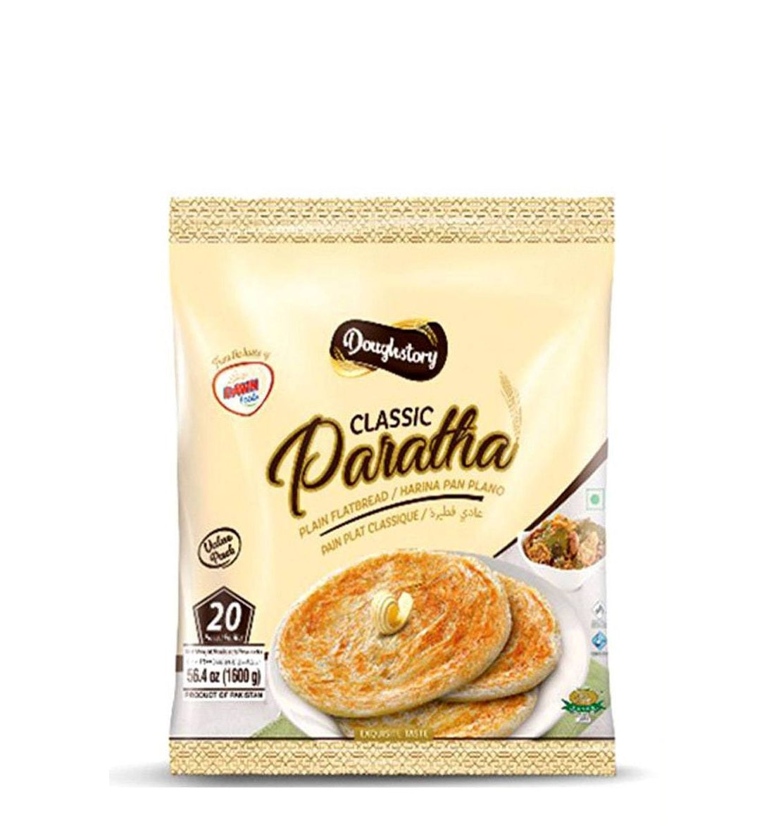 DOUGHSTORY CLASSIC PARATHA 1.6KG