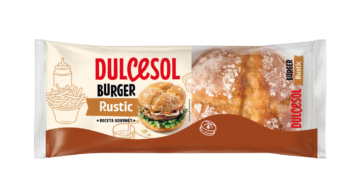 BURGERS RUSTIC BUNS 300G 4 PACK