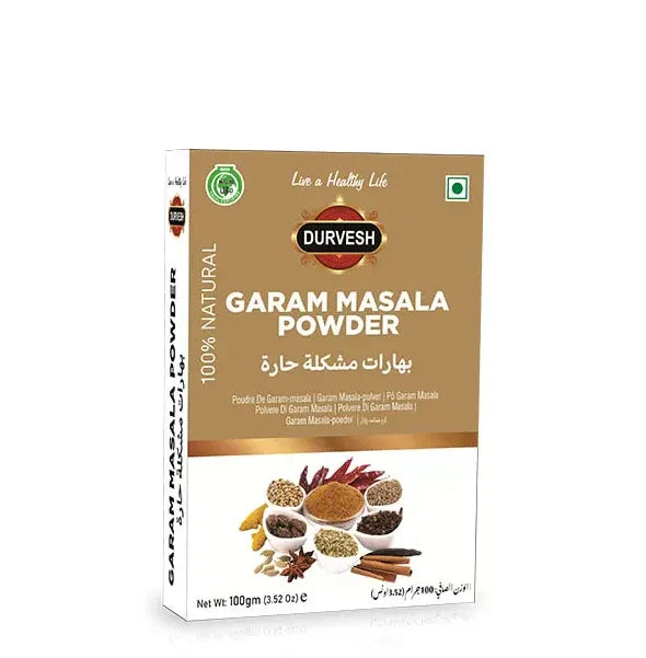 DURVESH GARAM MASALA POWDER 100G - Kashmir Watan Foodstores