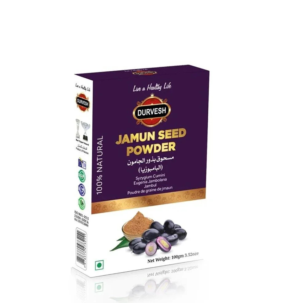 DURVESH JAMUN SEED POW 100G - Kashmir Watan Foodstores