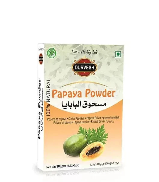 DURVESH PAPAYA POWDER 100G - Kashmir Watan Foodstores