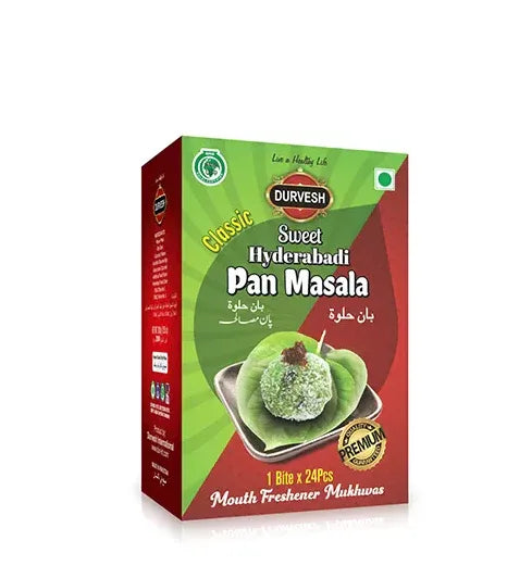 DURVESH SWEET HYDERABADI PAN MASALA 24PCS - Kashmir Watan Foodstores