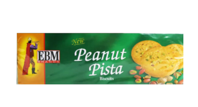 EBM PEANUT PISTA BISCUITS 118G