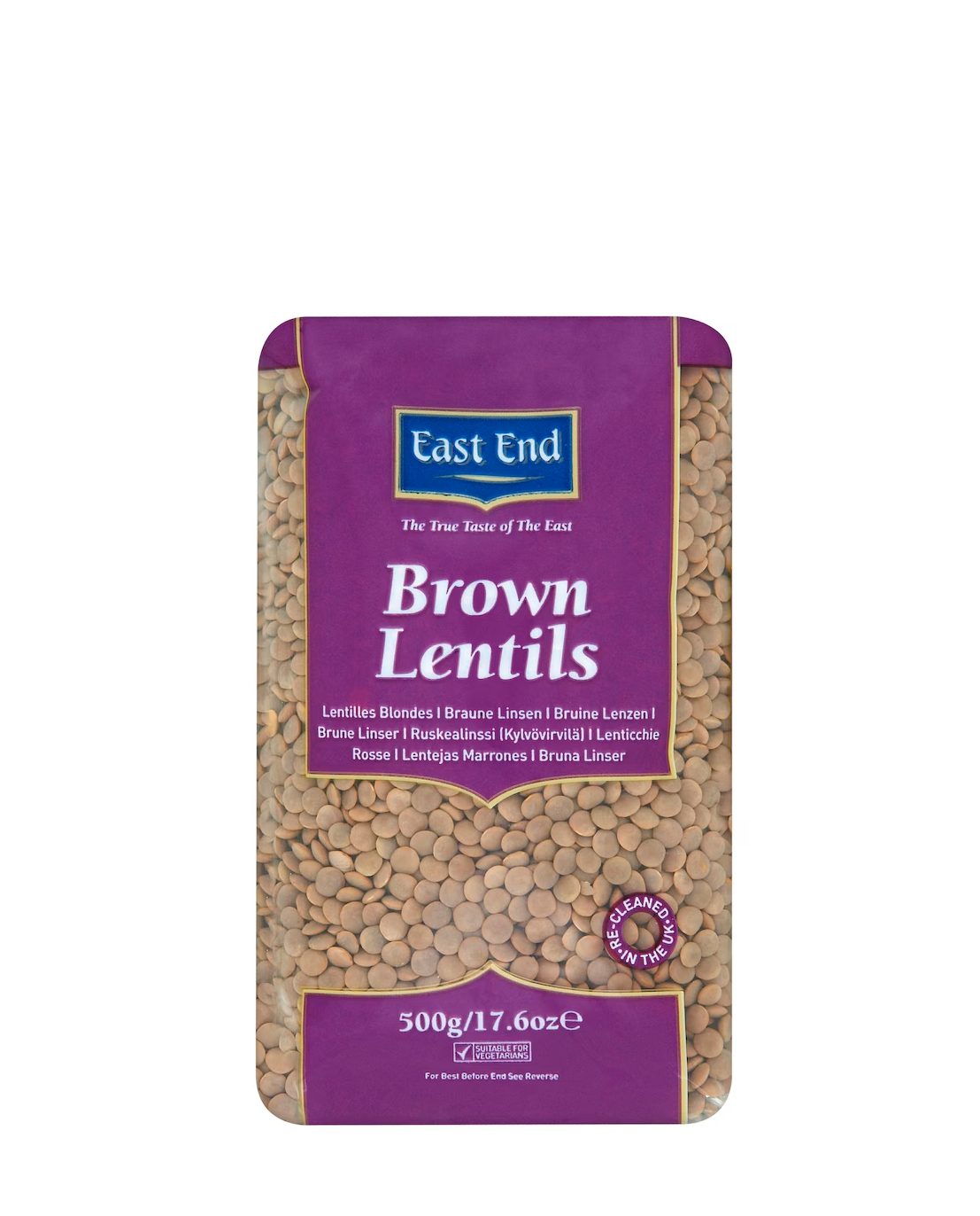 EE BROWN LENTILS 500G