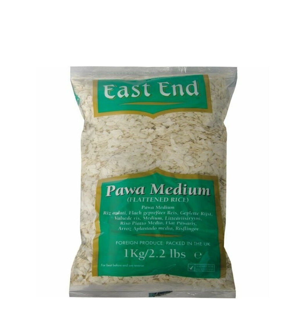 EE FLAKED RICE POWA MEDIUM 1KG