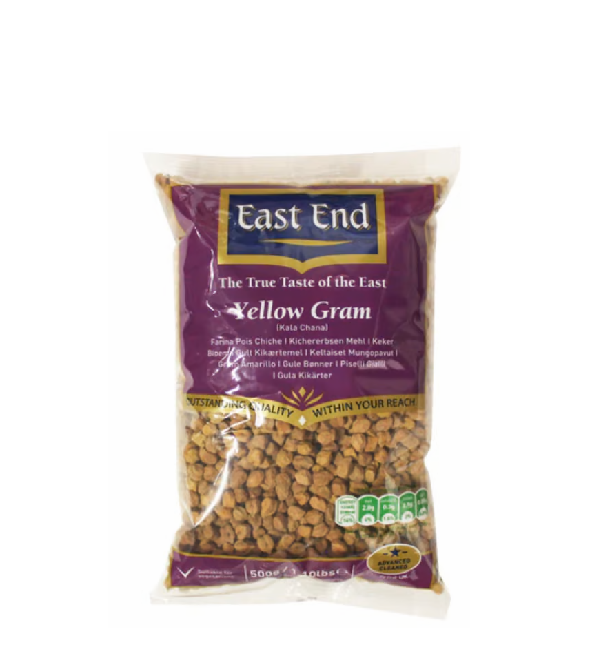 WHOLE YELLOW GRAM PEAS 500G (EAST END) EE WH YELLOW PEAS 500G