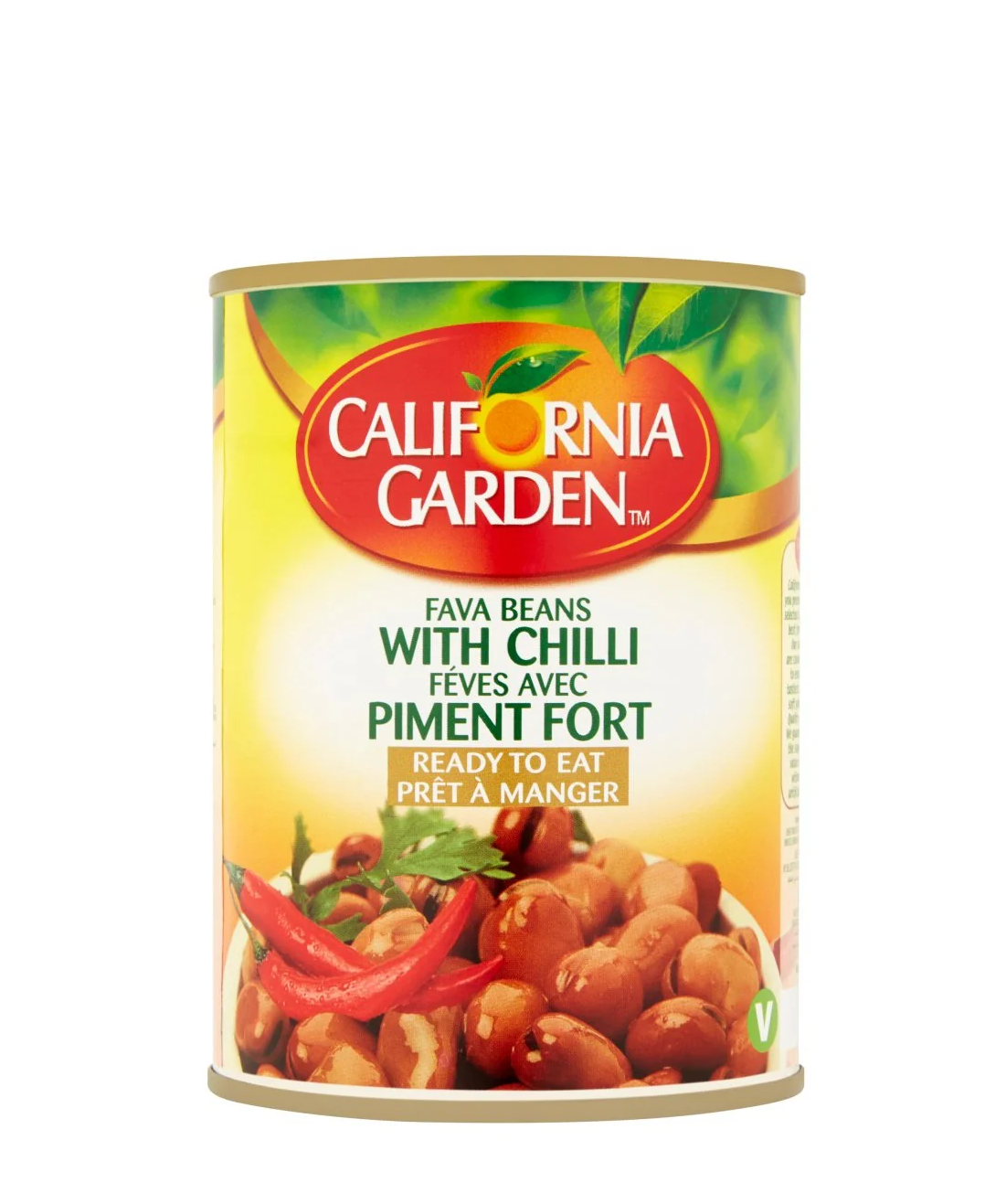 FAVA BEANS WITH CHILLI 400G (CALIFORNIA GARDEN)
