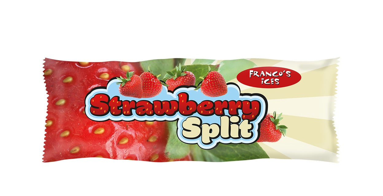 FRANCO'S STRAWBERRY SPLIT LOLLY 70ML