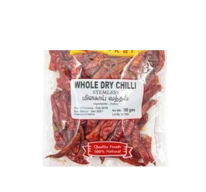 FULKOLI DRY CHILLI 100G - Kashmir Watan Foodstores