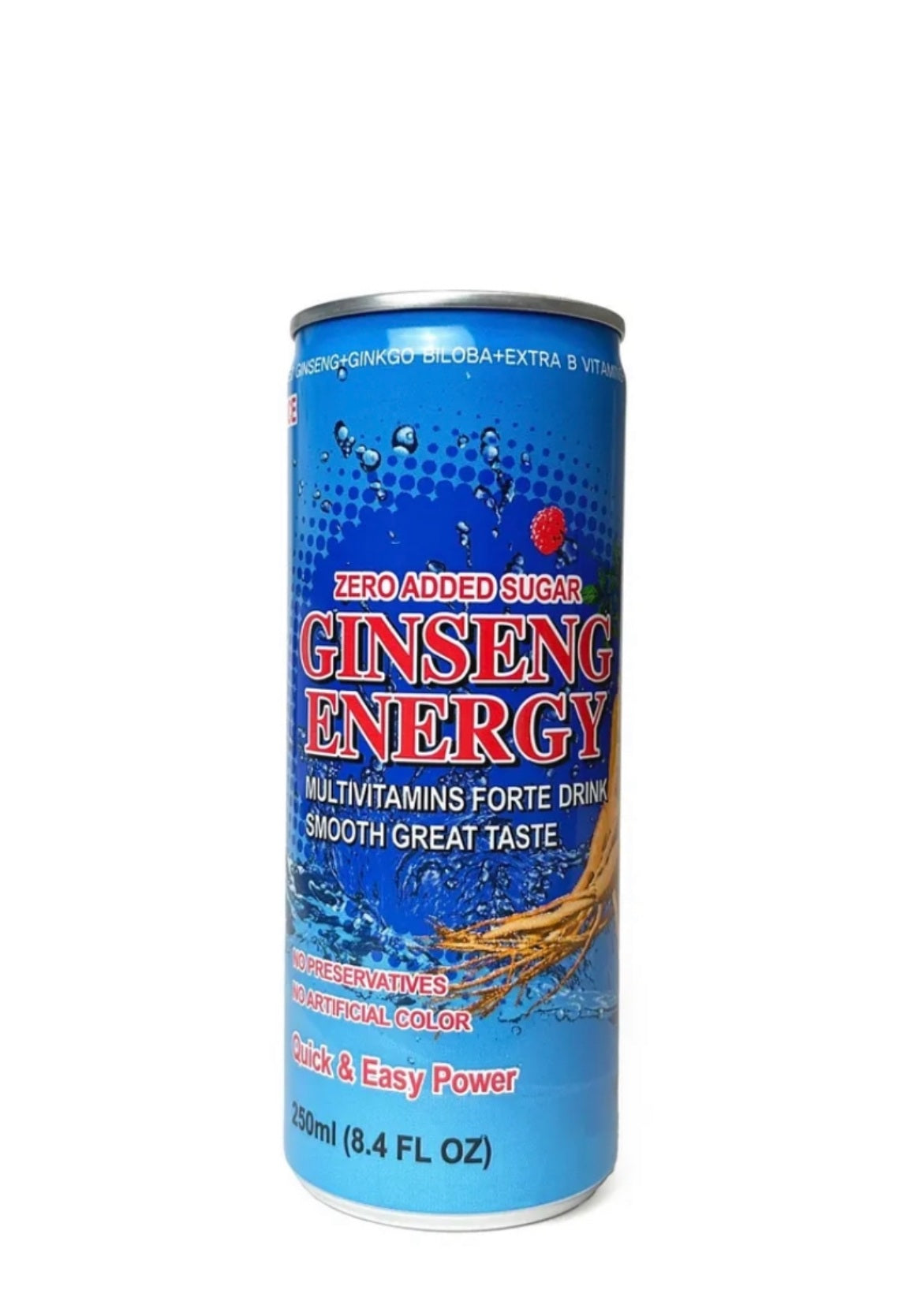 GINSENG ENERGY DRINK CAN 250ML