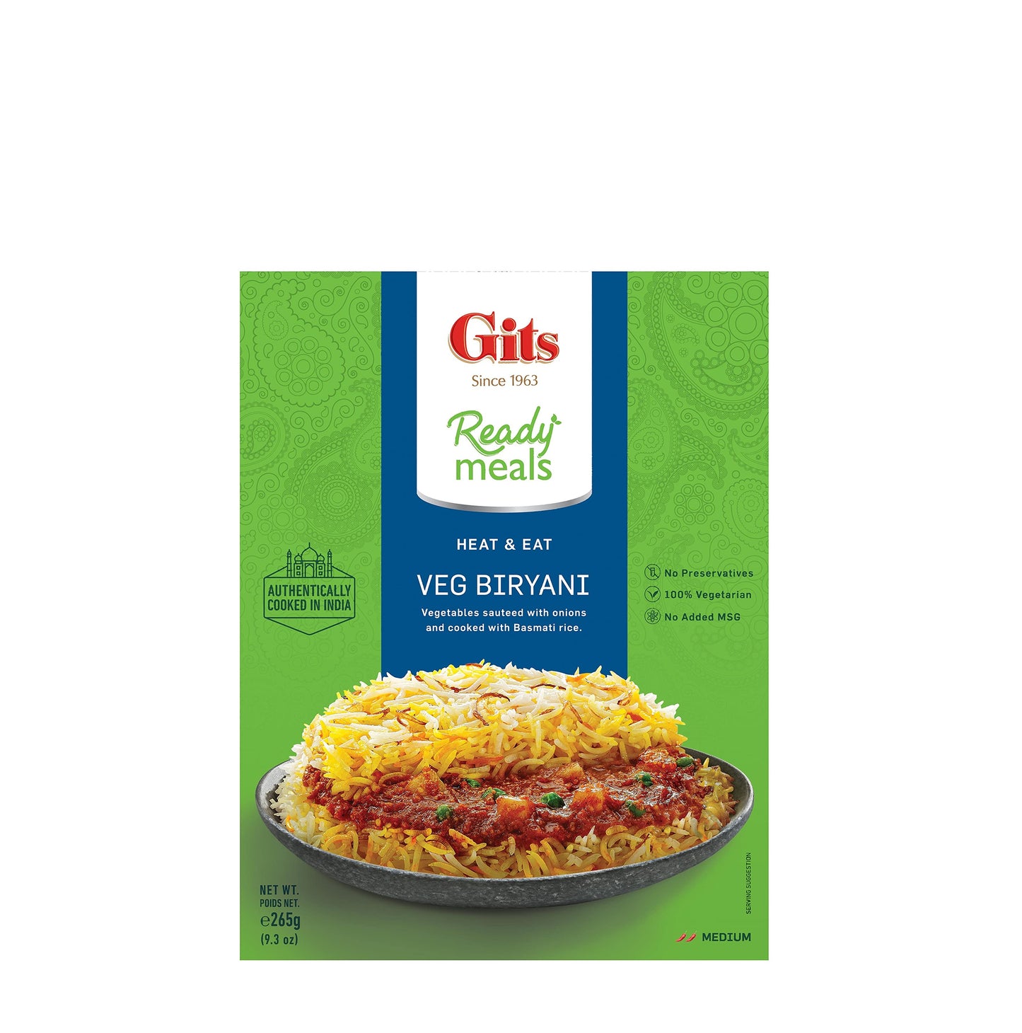 GITS VEGETABLE BIRYANI 265G