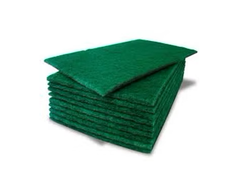 GREEN SCOURERS HD 6''X9'' PADS 10PCS