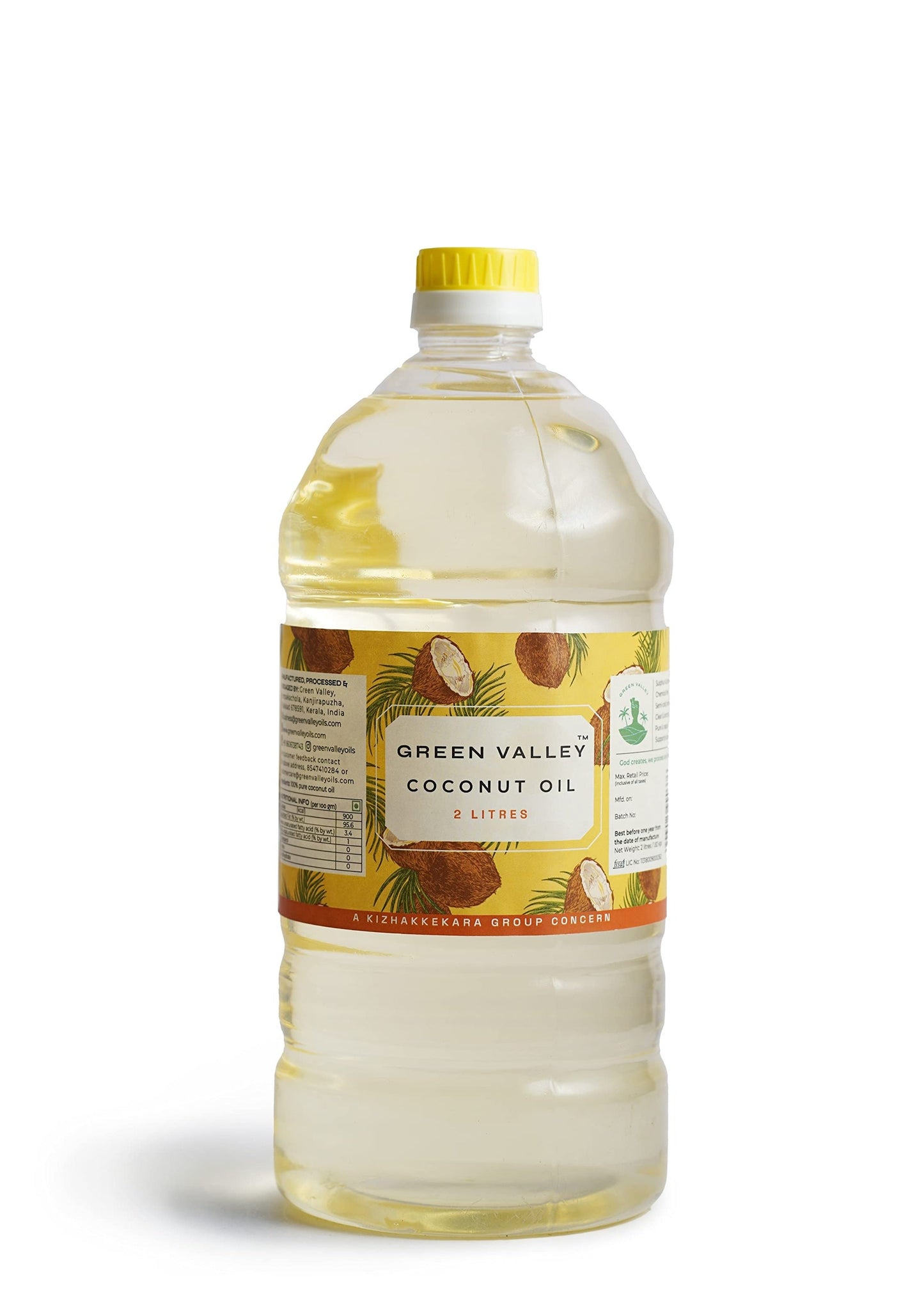 GREEN VALLEY COCONUT OIL 2L G/V COCONUT OIL 2LTR