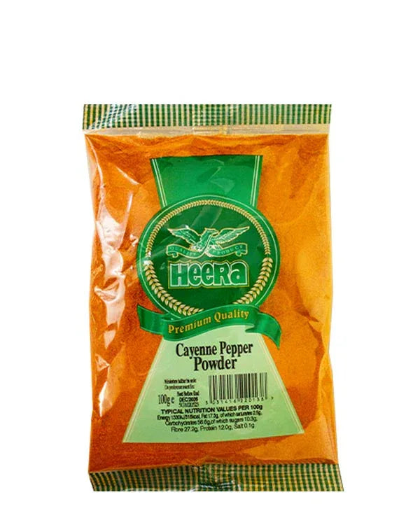 HEERA CAYENNE PEPPER 100G - Kashmir Watan Foodstores