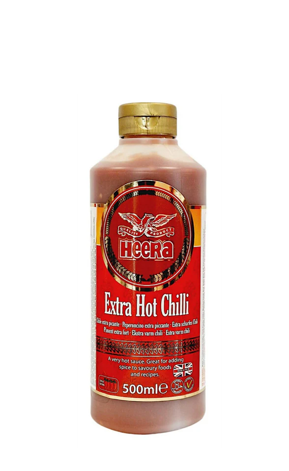 HEERA EXTRA HOT CHILLI SAUCE 500ML