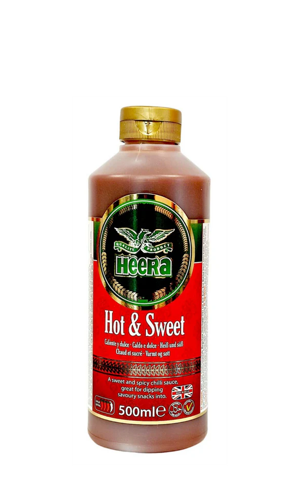 HEERA HOT & SWEET SAICE 500ML