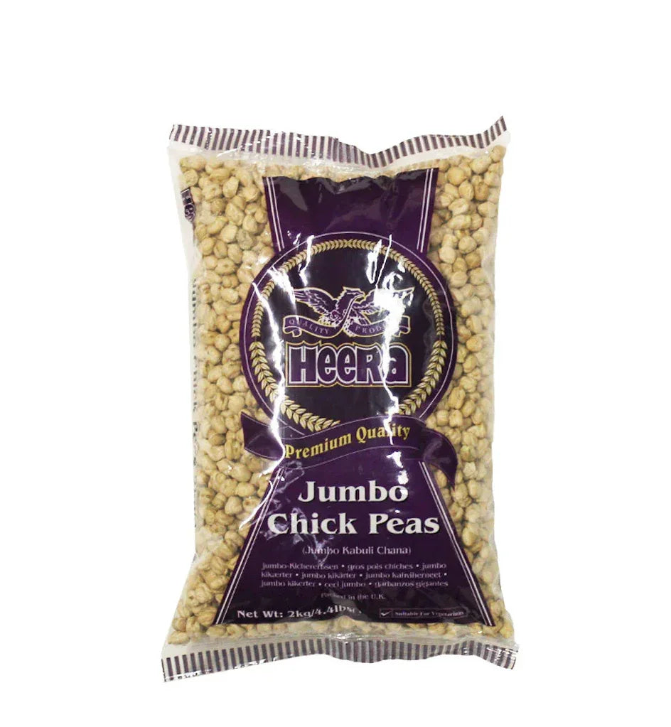 HEERA JUMBO CHICKPEAS 2KG - Kashmir Watan Foodstores