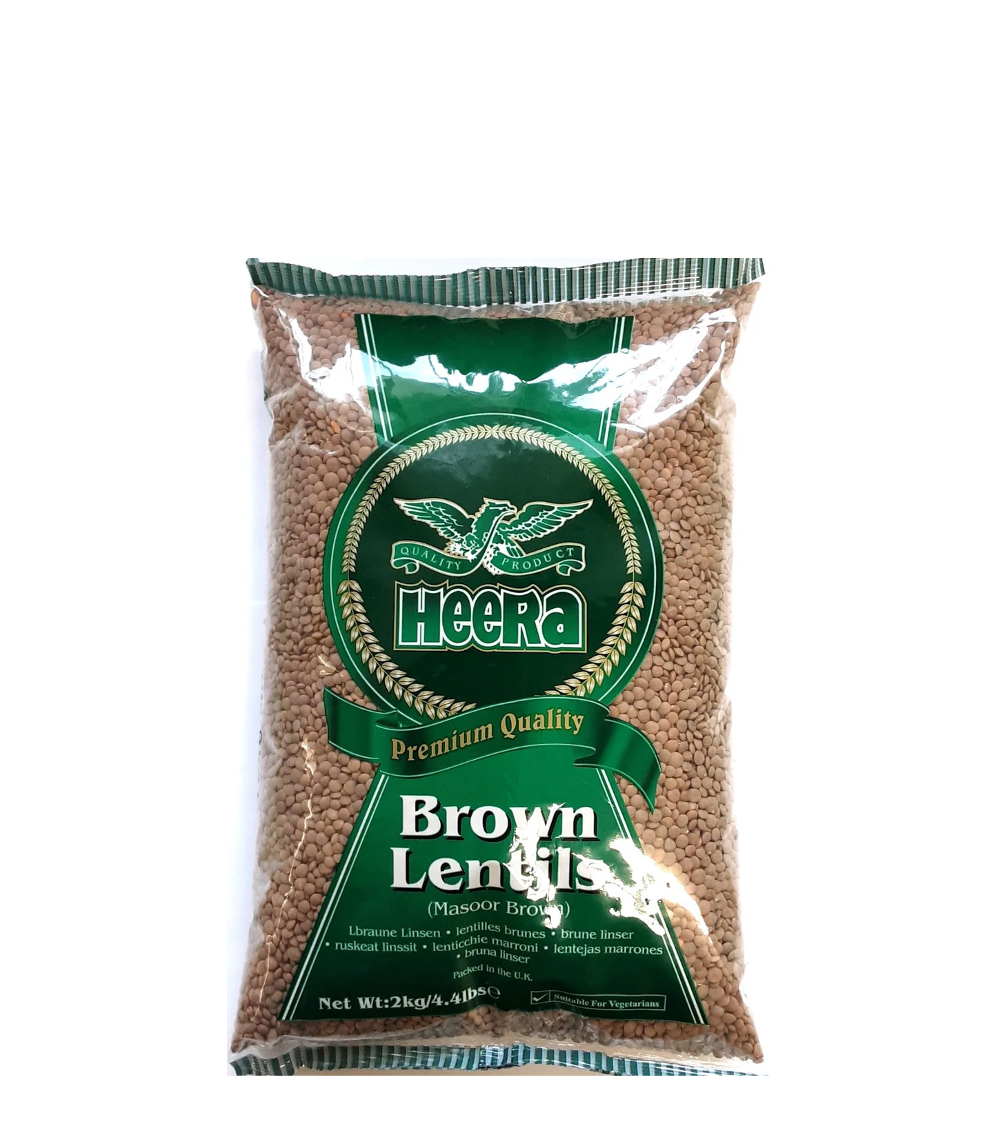 HEERA MASOOR BROWN LENTLE 2KG HEERA MASOOR BROWN LENTLE 2KG 09079
