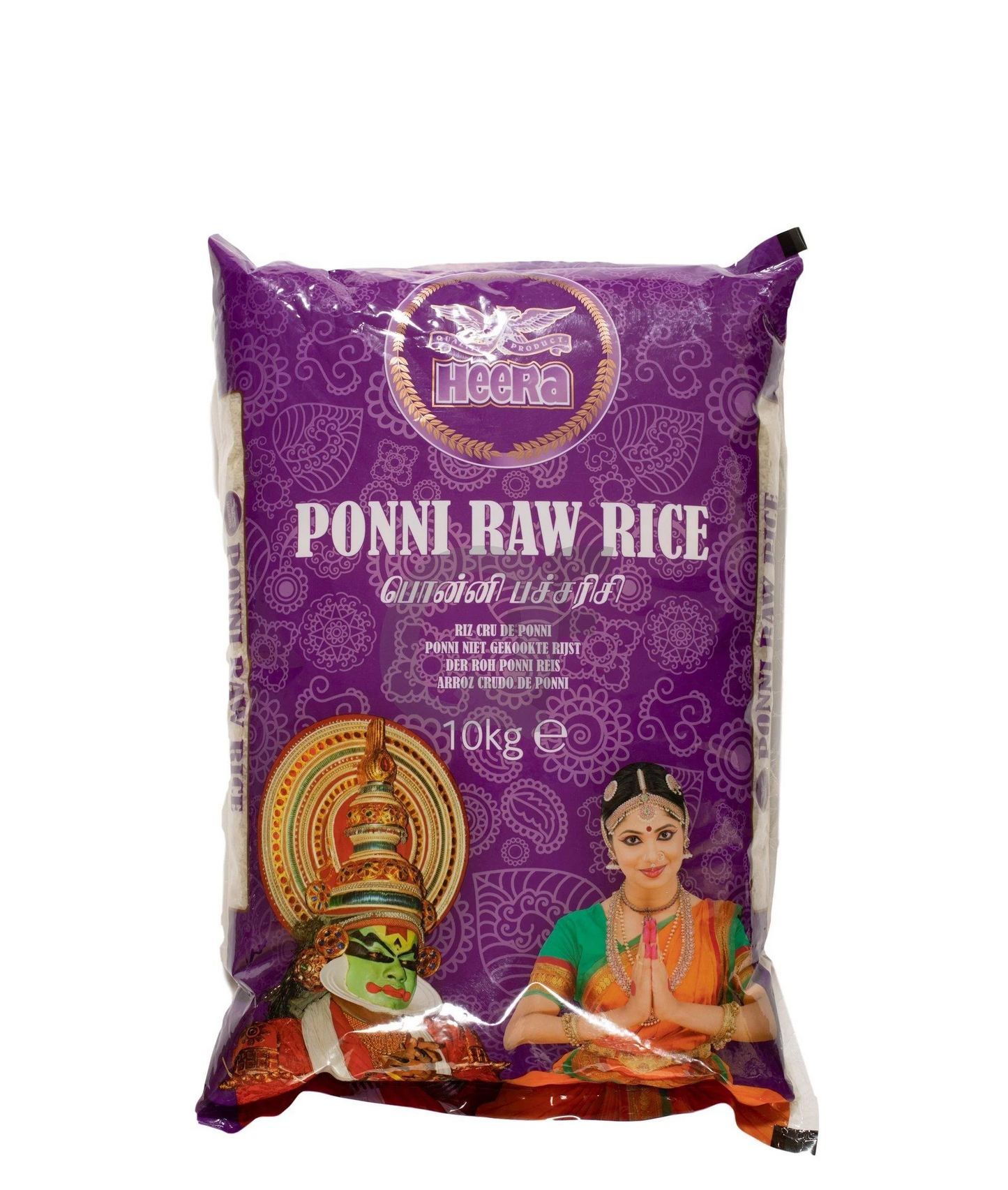 HEERA PONNI RAW RICE 10KG MAYIL MATTA RICE 1KG
