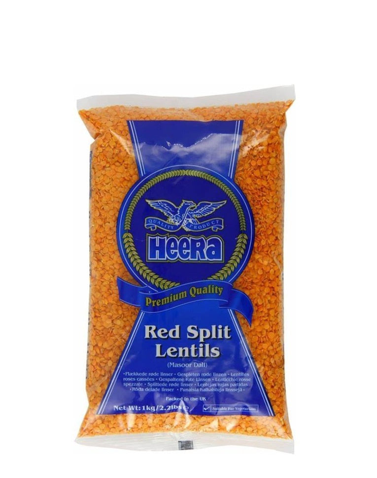 HEERA RED SPLIT LENTIL 1KG