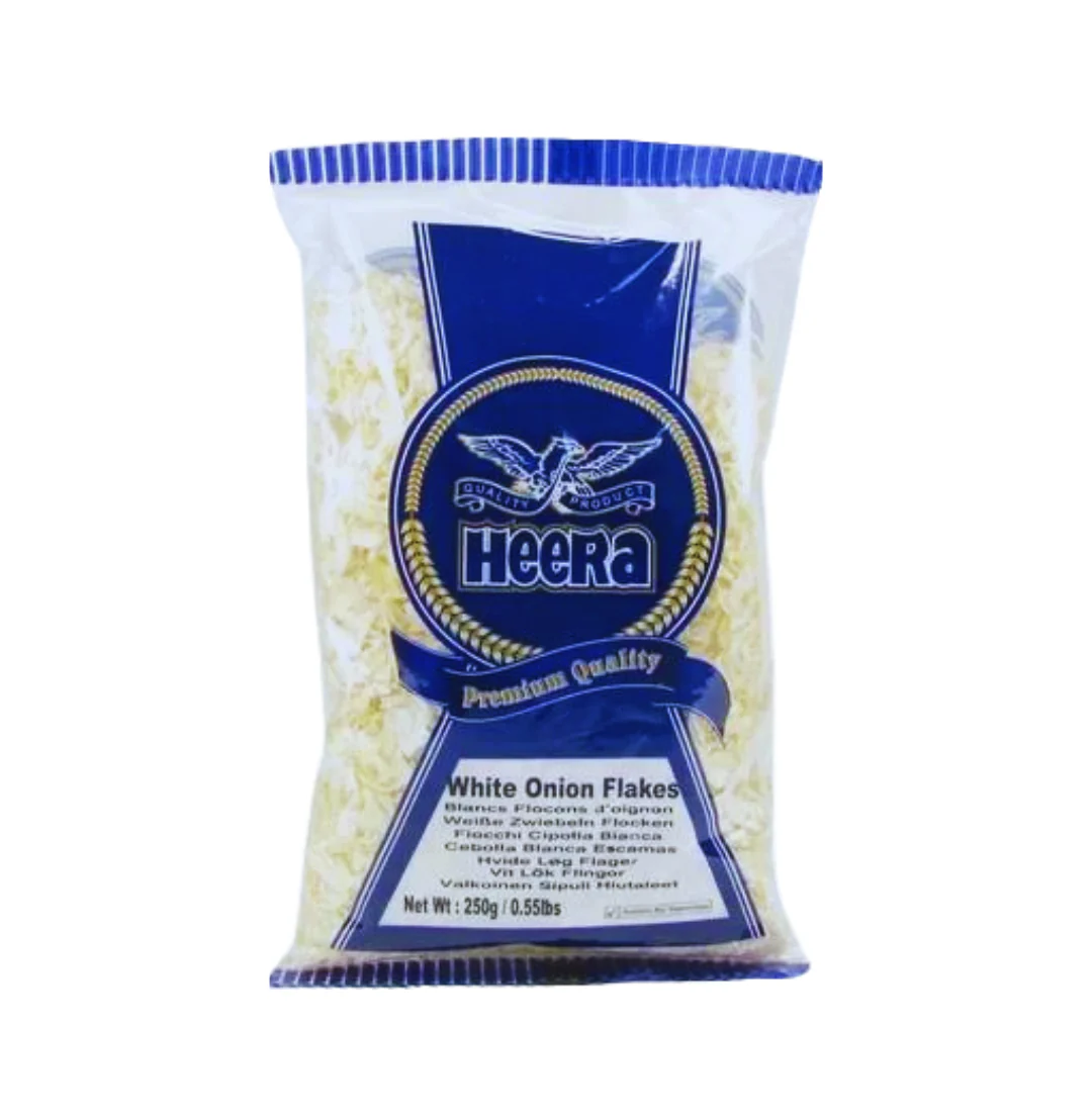 HEERA WHITE ONION FLAKES 250G