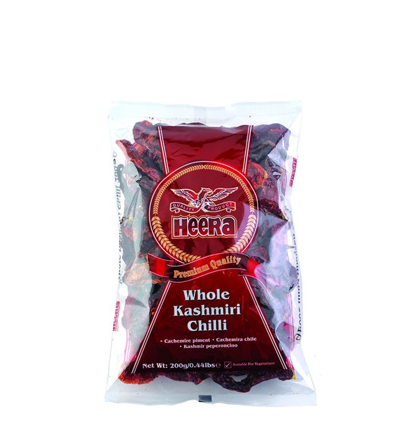 HEERA WHOLE KASHMIRI CHILLI 50G HEERA WHOLE KASHM CHILLI 50G