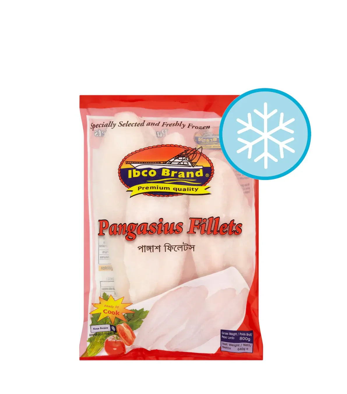 IBCO PANGASIUS STEAK 640G 80/100 - Kashmir Watan Foodstores