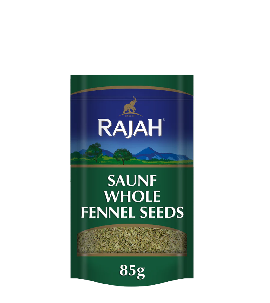 RAJAH SAUNF WHOLE / FENNEL SEEDS 85G