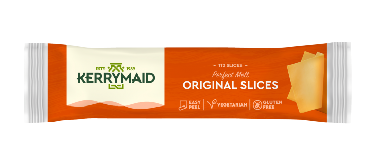 KERRYMAID SLICES CHEESE 112 SLICES / 1.4KG